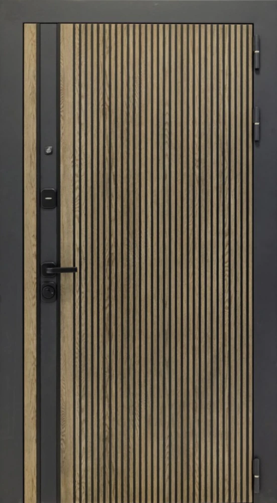 Входная дверь ДвериПРО Росна ФЛЗ-649 Капучино (зеркало) DPRO226106 внешняя сторона